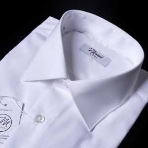 Camicia polso-semplice-bianca
