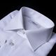 Camicia polso-semplice-operato-bianca