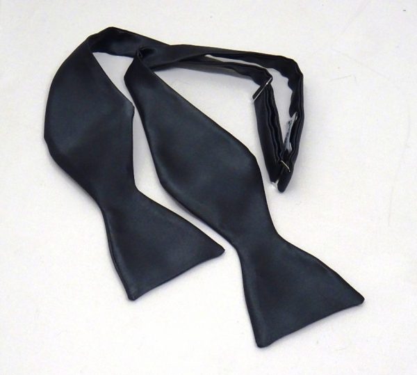 bow tie seta blu