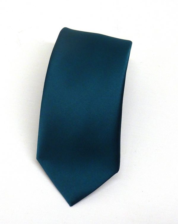 Cravatta blu ottanio