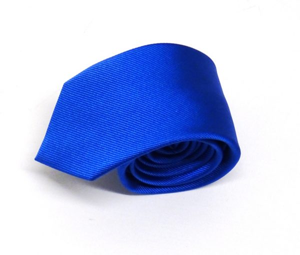 Cravatta seta diagonale azzurra