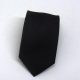 Cravatta seta diagonale nero