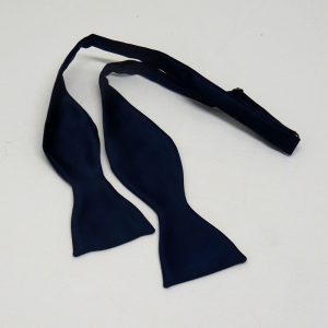 bow tie seta blu