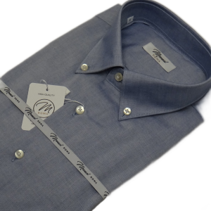 DO803L Moreal Roma camicia casual button down azzurra