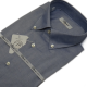 DO803L Moreal Roma camicia casual button down azzurra