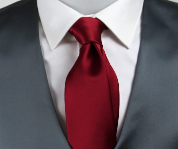 Cravatta rosso scuro