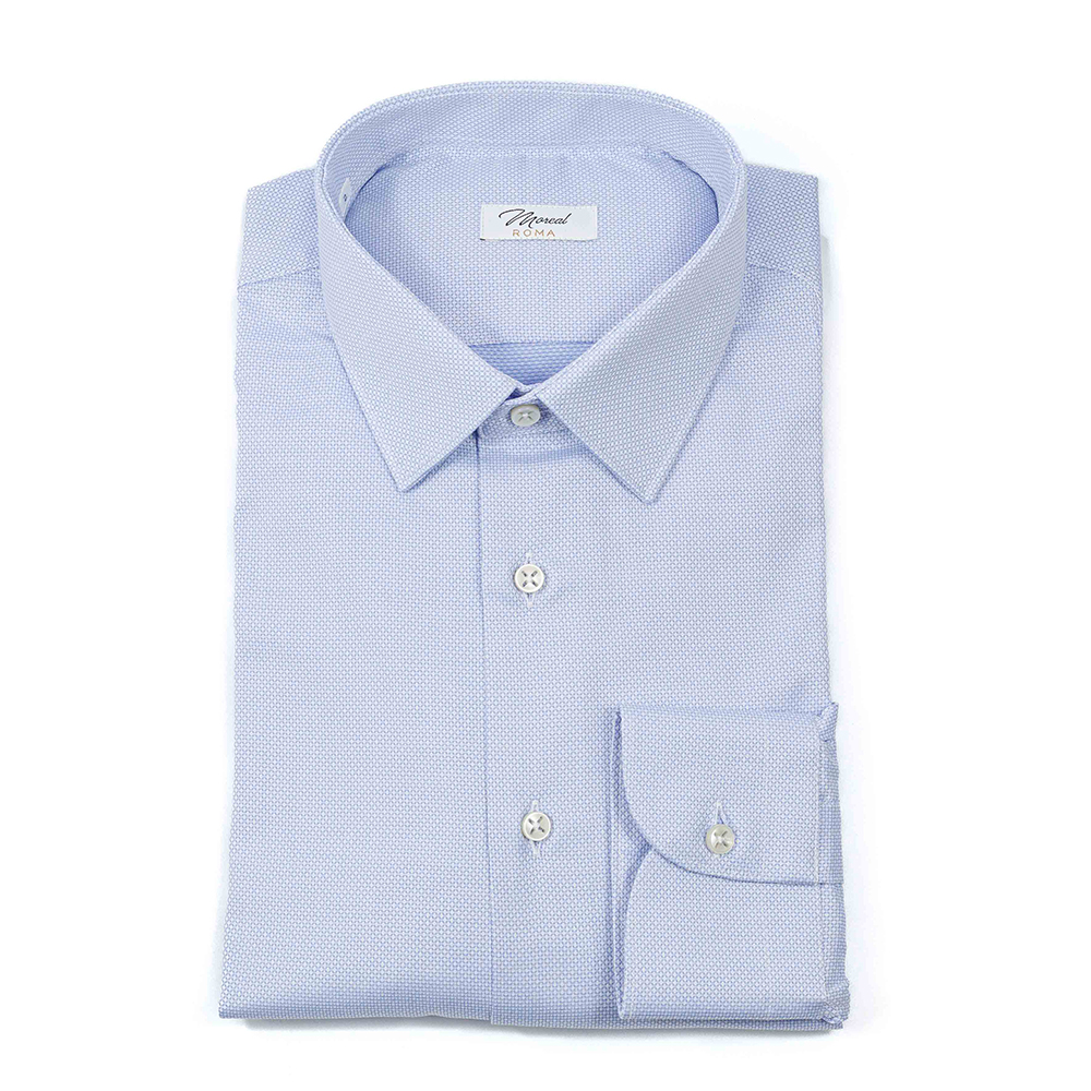 Camicia Armaturato rombo celeste chiaro