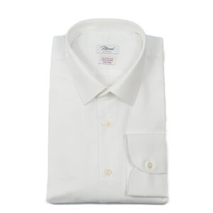 Camicia Popeline bianco fantasia Cashmere tono su tono