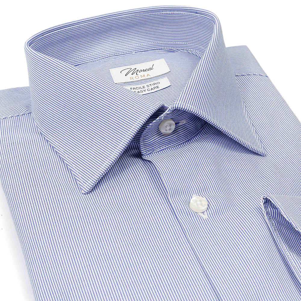 Camicia Oxfordino Millerighe Blu - immagine 2