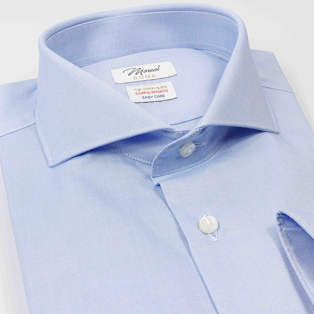 Camicia Twill celeste - immagine 2