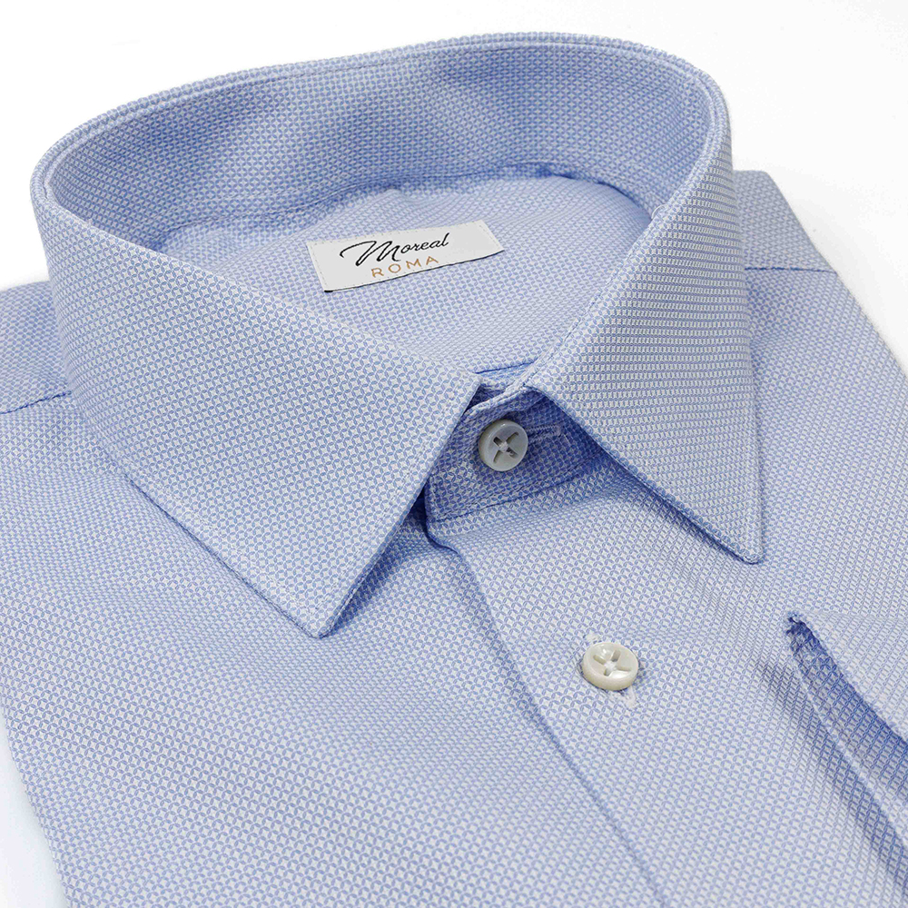 Camicia Armaturato rombo celeste chiaro - immagine 2