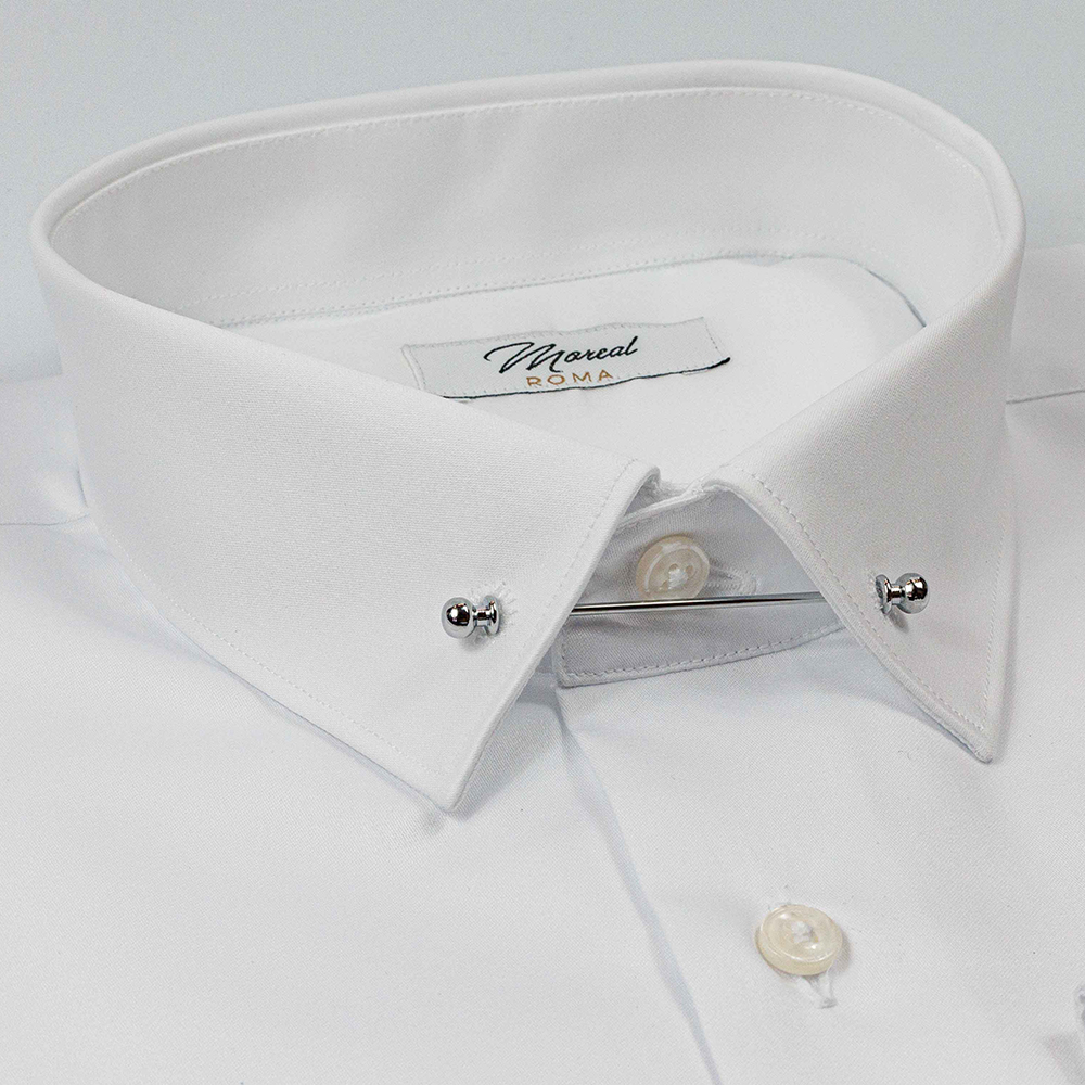 COLLO ZEUS - ELEGANTE DA CERIMONIA CON SPILLA Morealcamicie