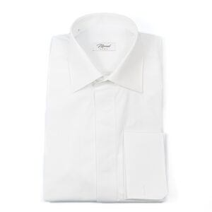 Camicia Twill raso bianco collo Parigi