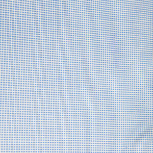 OXFORD PINT POINT CELESTE - 100% COTONE