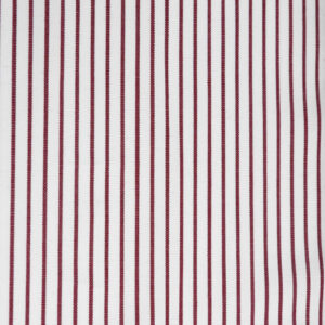POPELINE BIANCO RIGHETTA BORDEAUX - 100% COTONE