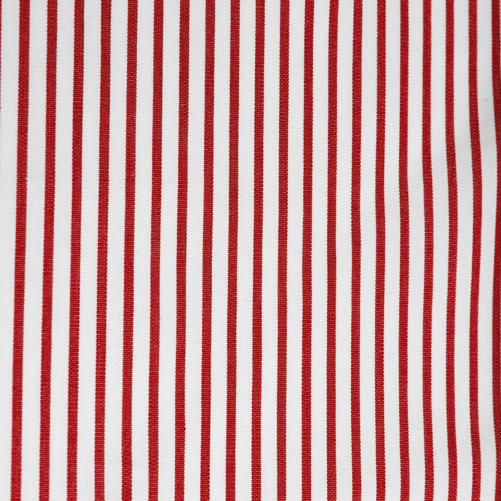 POPELINE RIGA ROSSA – 100% COTONE