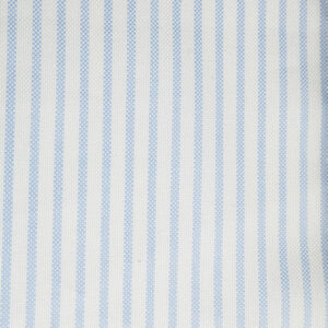 OXFORD RIGA CELESTE - DOPPIO RITORTO - FACILE STIRO - 100% COTONE
