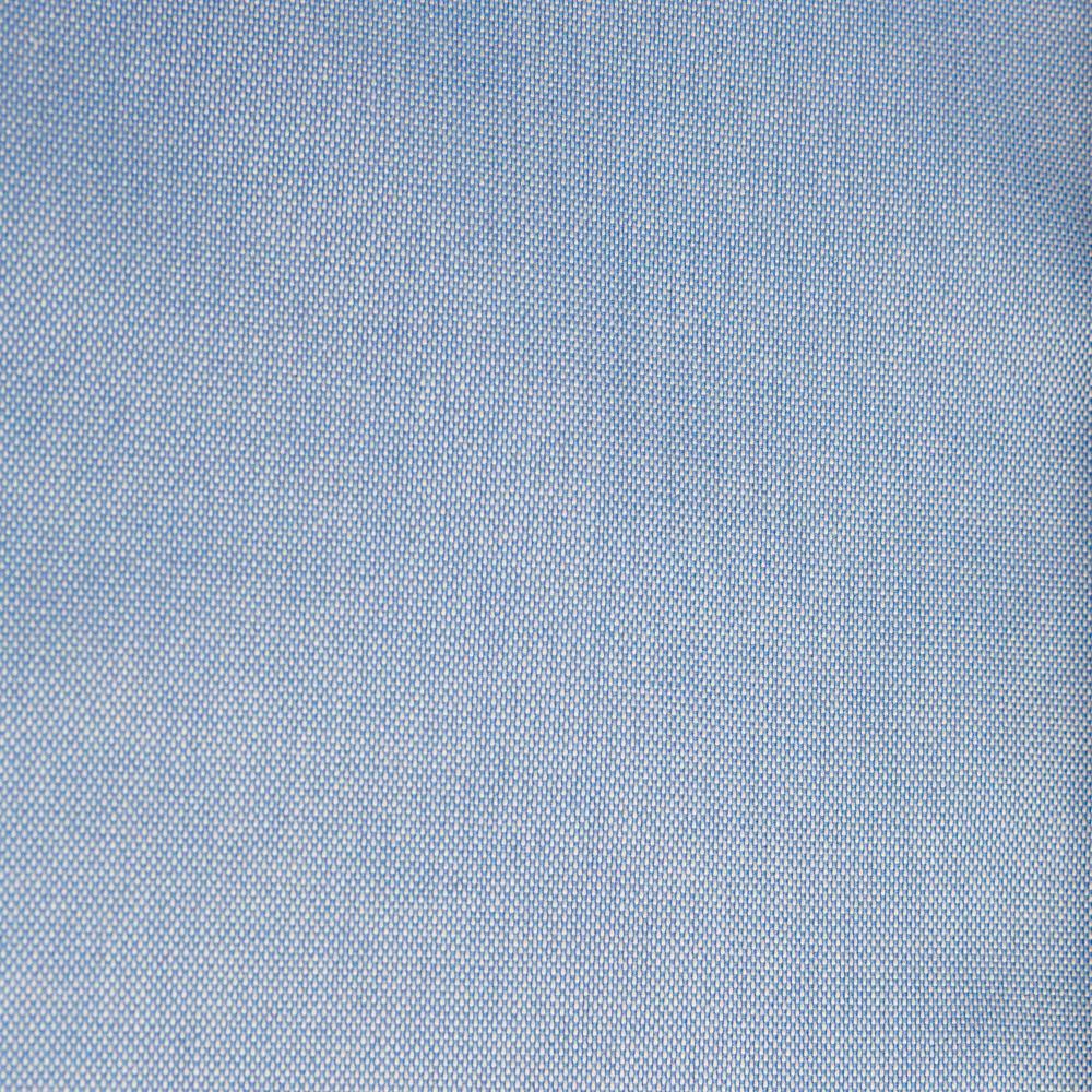 OXFORDINO CELESTE MEDIO - 100% COTONE - DOPPIO RITORTO - FACILE STIRO