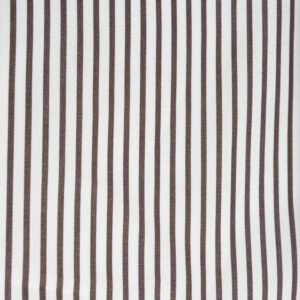 POPELINE RIGA MARRONE - 100% COTONE - DOPPIO RITORTO