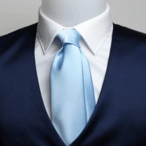 Cravatta viscosa celeste chiaro