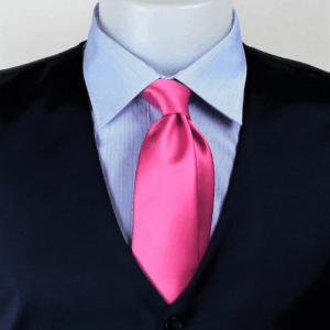 Cravatta viscosa ciclamino