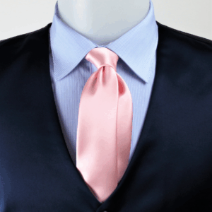 Cravatta viscosa rosa
