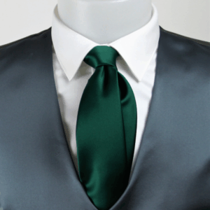 Cravatta viscosa verde bottiglia