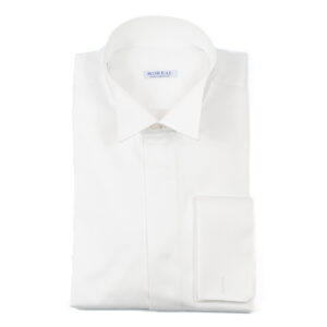 Camicia Twill Bianco Smoking raso bianco