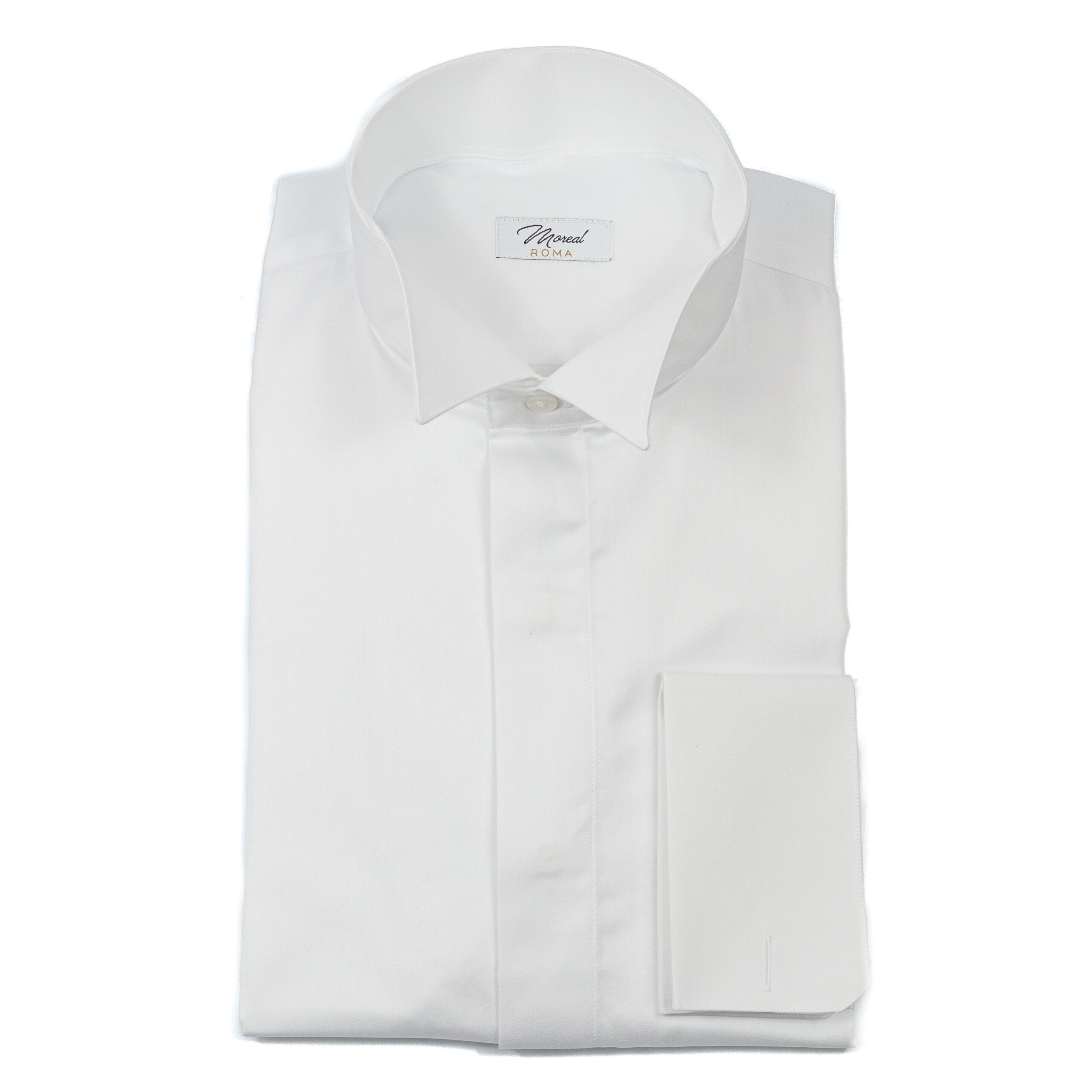 Camicia Twill Bianco Smoking2 raso bianco