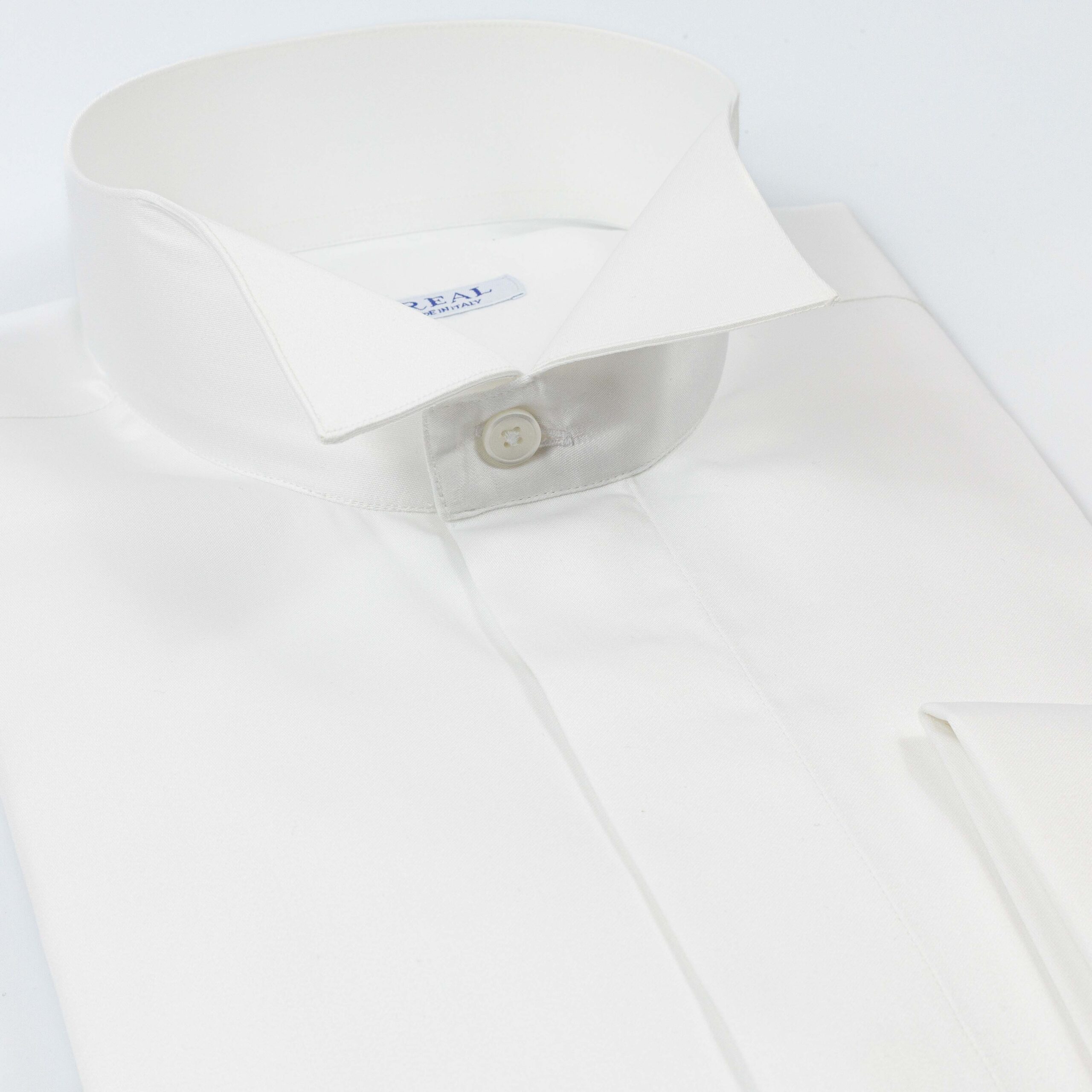 Camicia Twill Bianco Smoking raso bianco - immagine 2