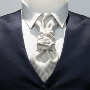 Plastron viscosa  rombi piccoli champagne fondo beige