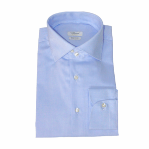 Camicia Oxfordino Celeste Facile stiro 100% cotone | collo York -alto a due bottoni - polso classico
