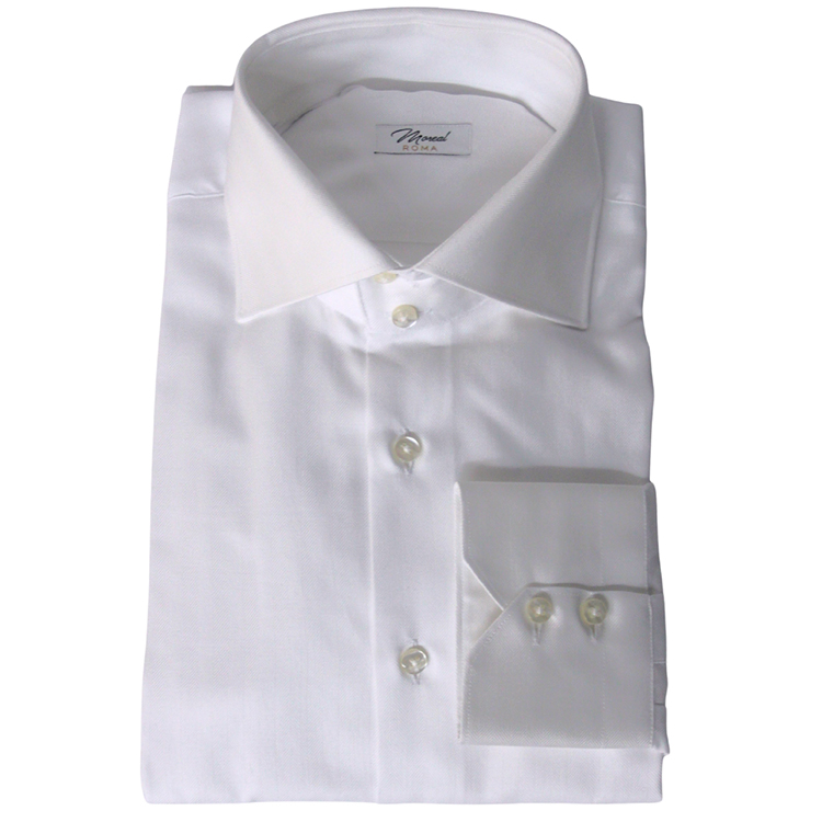 Spigato Bianco 100% Cotone – Doppio Ritorto – Collo York- Polso Hobby