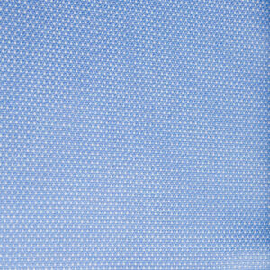 CELESTE PUNTINO BIANCO - 100% COTONE - DOPPIO RITORTO - FACILE STIRO