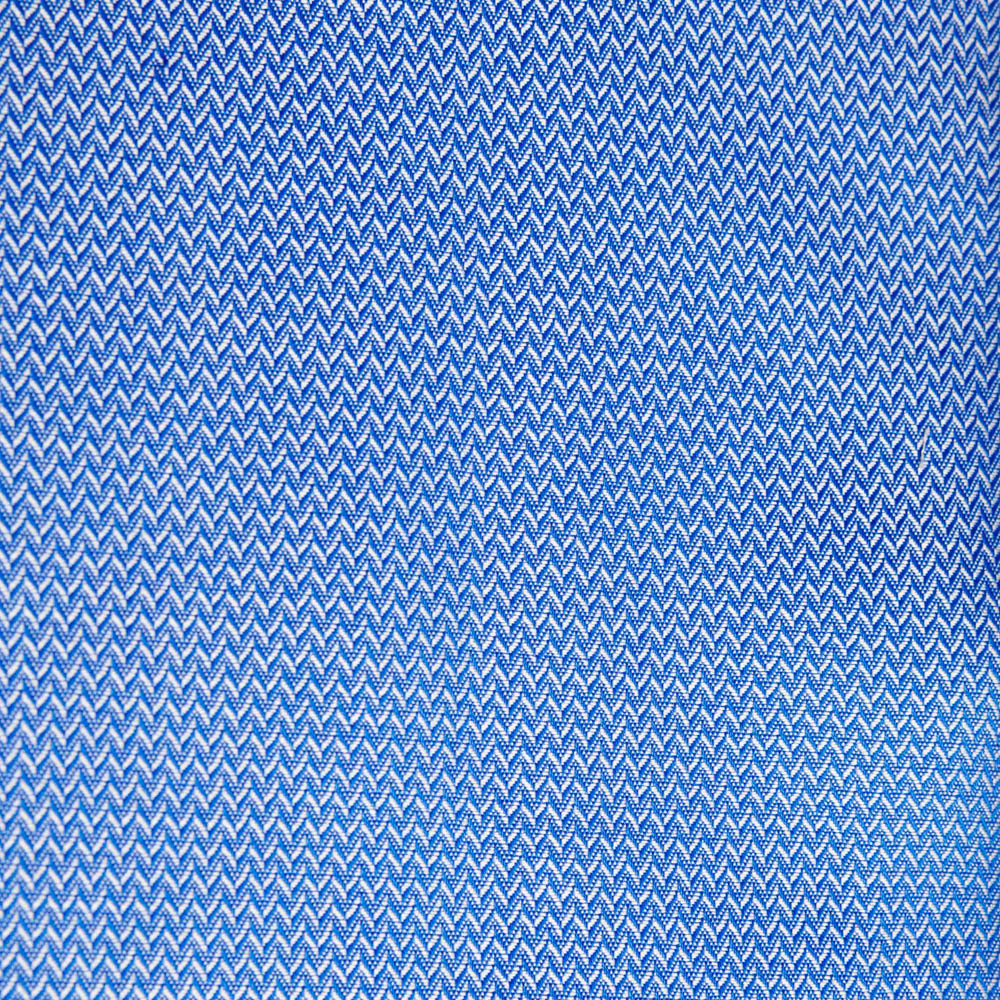 SPIGATO AZZURRO MARCATO – 100% COTONE – FACILE STIRO – DOPPIO RITORTO