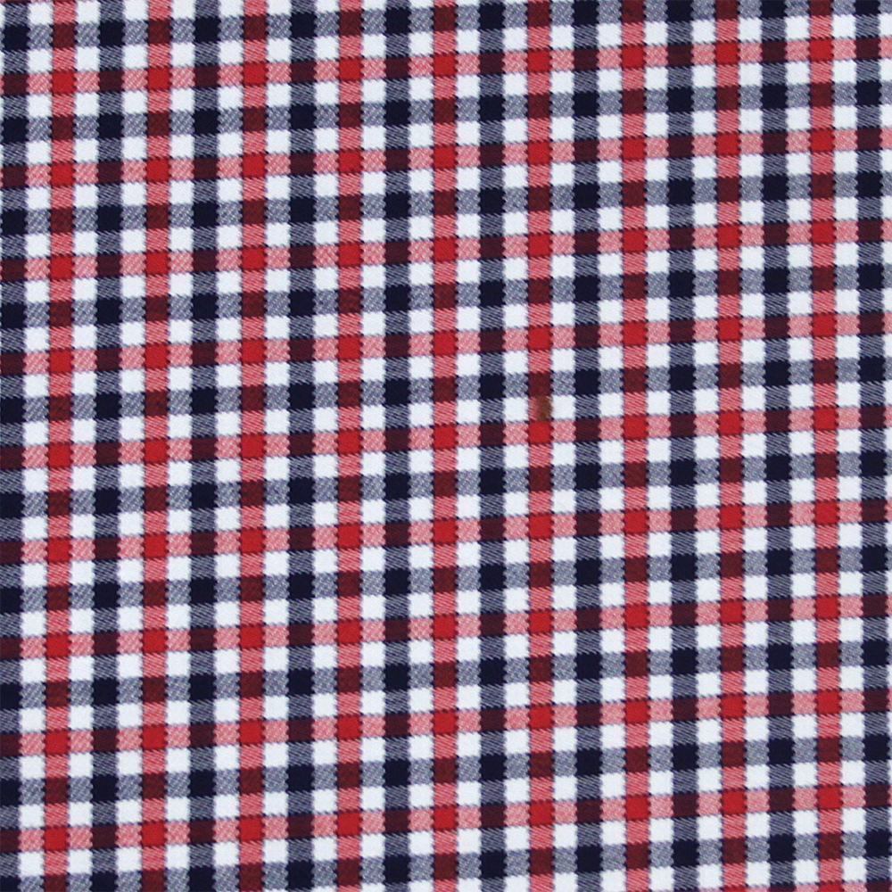 TWILL QUADRETTO ROSSO E BLU