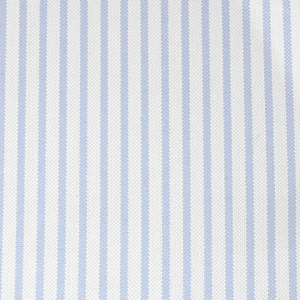 OXFORD RIGA CELESTE - DOPPIO RITORTO - 100% COTONE FACILE STIRO