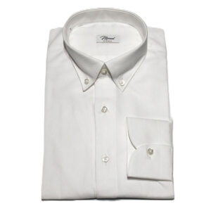 Moreal Roma 1308L NIDO D'APE BIANCO - 100% COTONE - DOPPIO RITORTO - COLLO BUTTON DOWN - POLSO CLASSICO - 79,00 € (2)