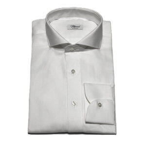Moreal Roma 1308L NIDO D'APE BIANCO - 100% COTONE - DOPPIO RITORTO - COLLO VIESTE - POLSO CLASSICO - 79,00 € (3)