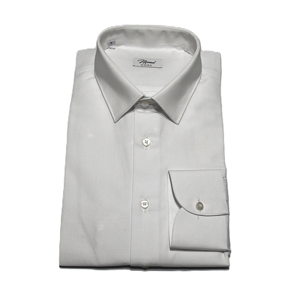 Moreal Roma 252MI COTE' BIANCO - 100% COTONE - DOPPIO RITORTO - COLLO ZURIGO - POLSO SDOPPIO + BOTTONE - 89,00€ (1)