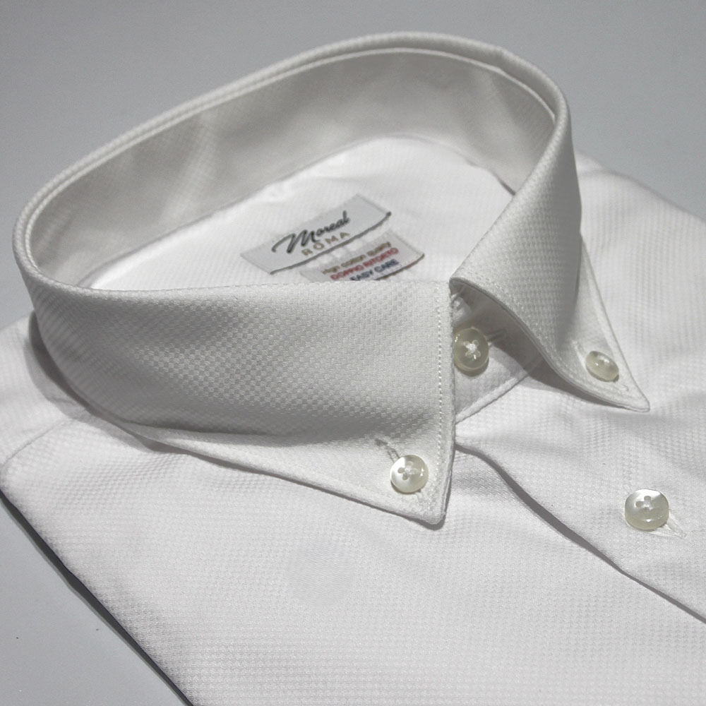 Moreal Roma 1362L ARMATURATO BIANCO - FACILE STIRO - DOPPIO RITORTO - 100% COTONE - COLLO SIR BD - POLSO CLASSICO - 79,00€ (1)