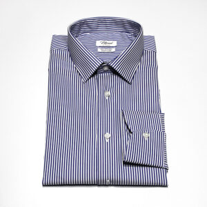 Moreal Roma 880J OXFORD BACCHETTA BLU - DOPPIO RITORTO - FACILE STIRO - COLLO ZURIGO - POLSO CLASSICO - 79,00_ (2)